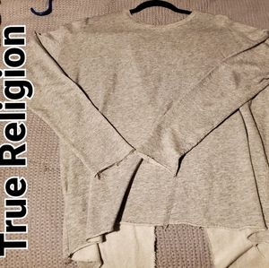 True Religion Sweater w/ Open back L
